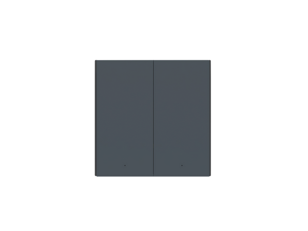 AQARA Smart Wall Switch H1 EU (With Neutral, Double Rocker) Grey