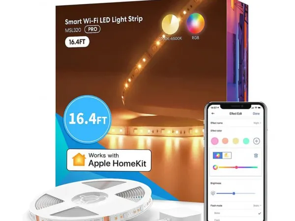 Meross Smart Wi-Fi LED Light Strip RGBWW 5M - MSL320PHK (EU Version)
