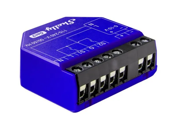 Shelly Dimmer 0/1-10V PM GEN3 - Dimming Module (WiFi)